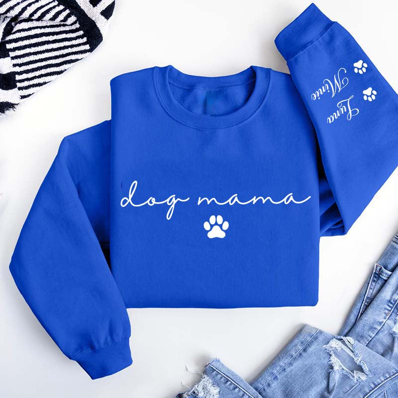 Personalized Dog Mama Sweatshirt