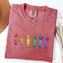 Funny Teacher Life Happy Doodle Back To School T-Shirt