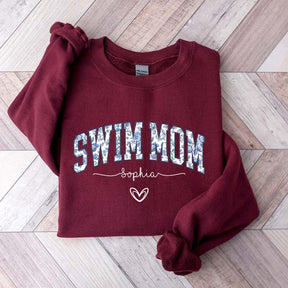 Custom Swim Mom Sweatshirt