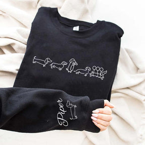 Personalized Dachshund Mom Sweatshirt