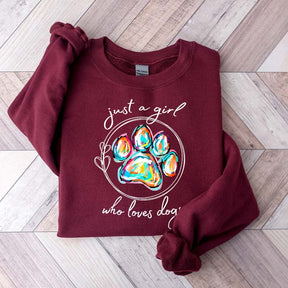 Just a Girl Who Loves Dogs Sweatshirt