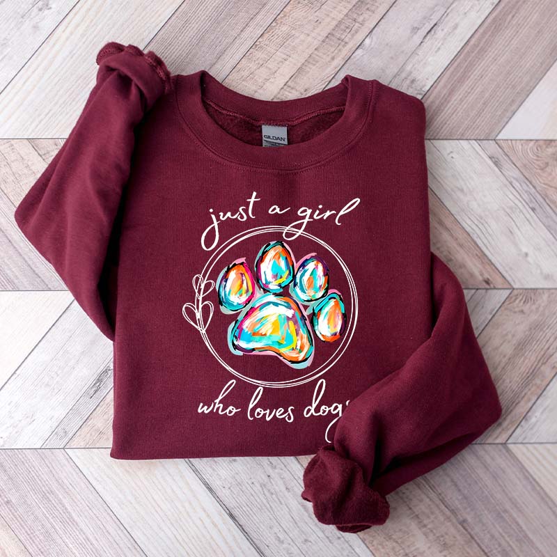 Just a Girl Who Loves Dogs Sweatshirt