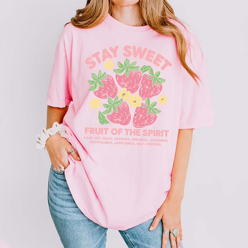 Boho Fruits of the Spirit Bible Verse T-Shirt