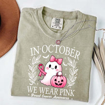 In October We Wear Pink Ghost T-Shirt