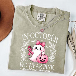 In October We Wear Pink Ghost T-Shirt
