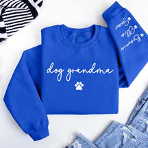Custom Dog Grandma Pet Lover Sweatshirt