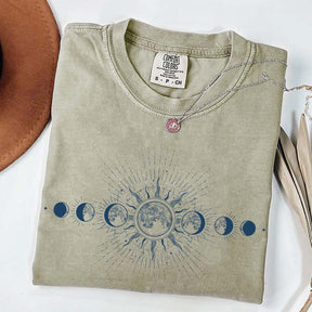 Celestial Comfort Colors Moon T-Shirt