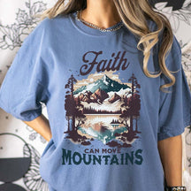 Faith Can Move Mountains Bible T-Shirt