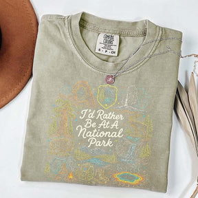 National Park Adventure Camping Girl T-Shirt