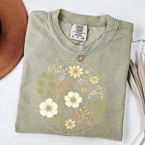 Wildflower Vintage Floral Ring T-Shirt