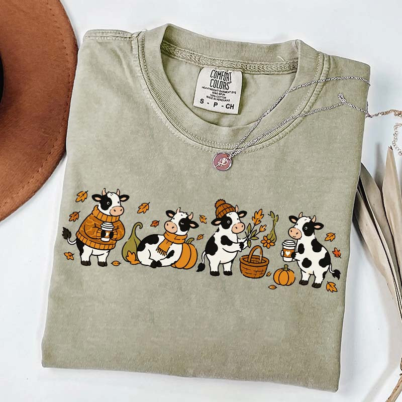 Pumpkin Patch Cozy Season Fall October T-Shirt