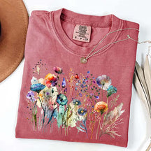 Comfort Colors Boho Cottagecore Botanical T-Shirt