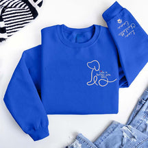 Personalized Pet Name Dog Mom Sweatshirt