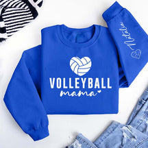 Personalized Sleeve Name Volleyball Sweatshirt