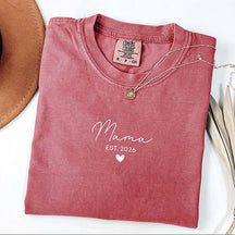 Personalized Mama Est T-Shirt