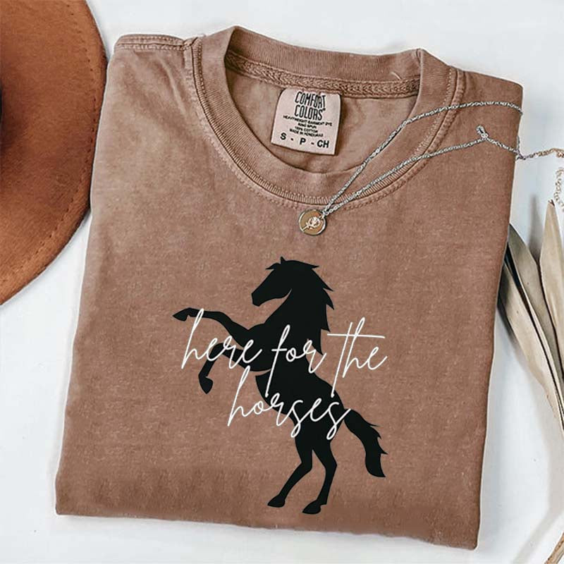 Horse Riding Cowgirl T-Shirt