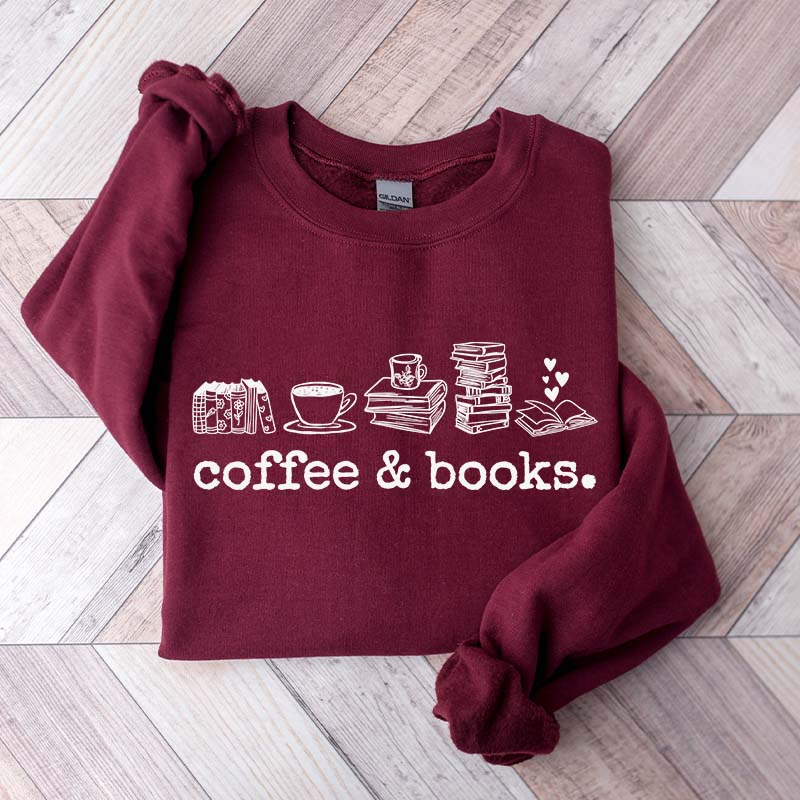 Coffee & Books Booktrovert Sweatshirt
