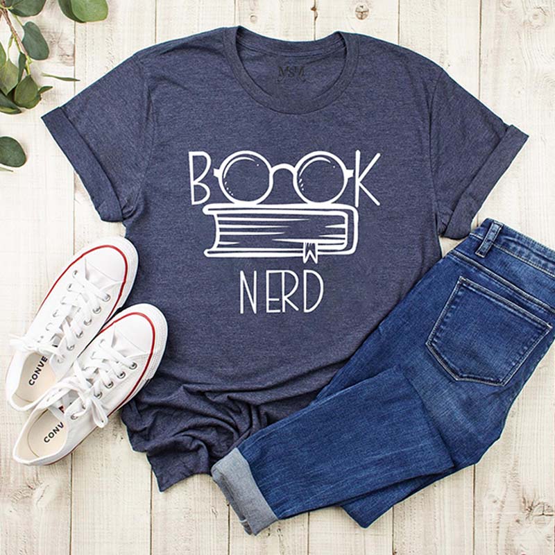 Book Nerd Bookworm Librarian T-Shirt