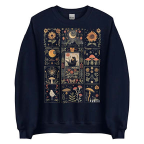 Dark Cottagecore Frog Sweatshirt