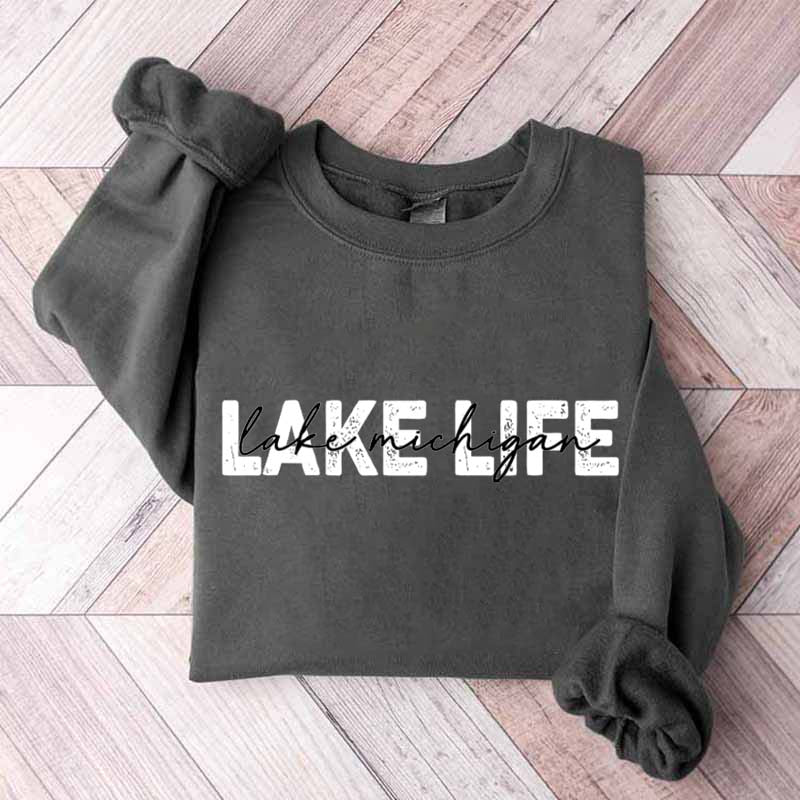 Personalized Lake Life Sweatshirt
