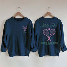 Personalized Tennis Club Coach Sweatshirt