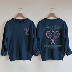 Personalized Tennis Club Coach Sweatshirt