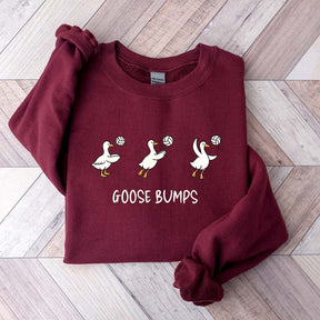 Goose Bumps Volleyball Goose Sweatshirt