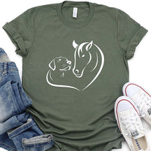 Horse Dog Lover T-Shirt