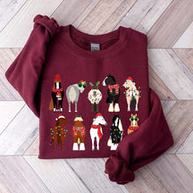 Horse Lover Animal Christmas Cute Sweatshirt