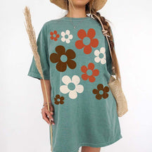 Retro Daisy Flowers Garden Gift T-Shirt