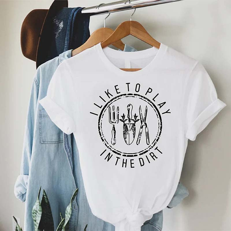 I Like To Play In The Dirt Botanical T-Shirt