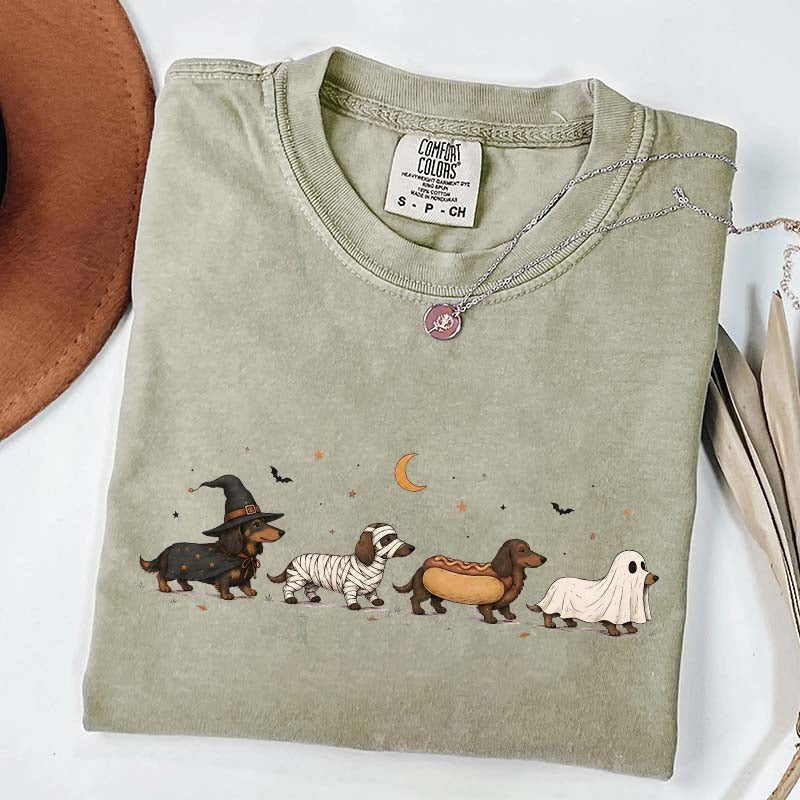 Halloween Dachshund Costumes T-Shirt