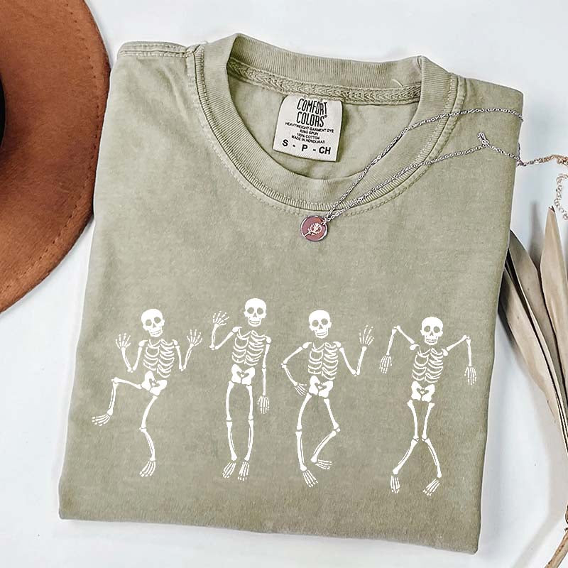 Comfort Colors Minimalist Dancing Skeleton T-Shirt