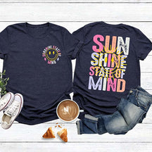 Sunshine State Of Mind Preppy Summer T-Shirt