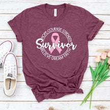 Cancer Survivor Ribbon T-Shirt