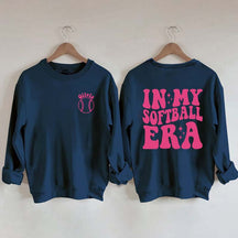 Personalized In My Softball Era Sweatshirt