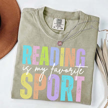 Reading is my Favorite Sport Literary Girl T-Shirt