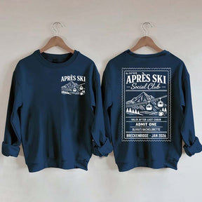 Custom Ski Club Bachelorette Sweatshirt