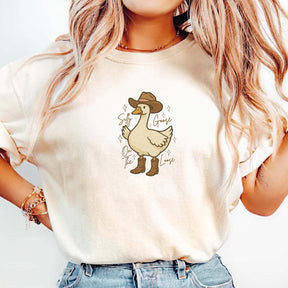 Retro Silly Goose On The Loose Western T-Shirt