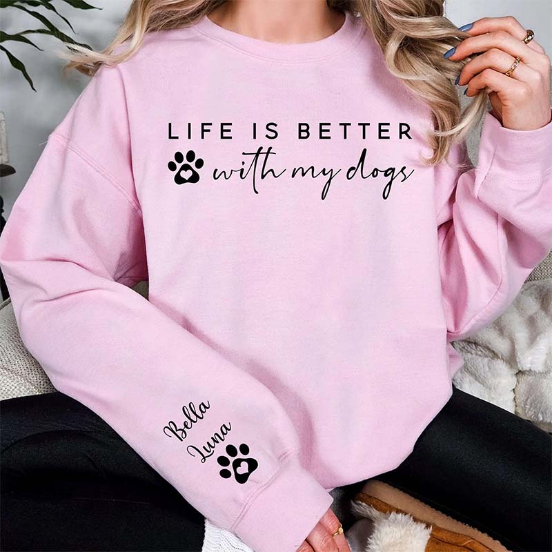 Custom Dog Mom Sweatshirt