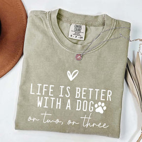 Minimalist Life Is Better With A Dog T-Shirt