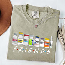 Nurse Friends Propofol CRNA Medical Critical Care T-Shirt