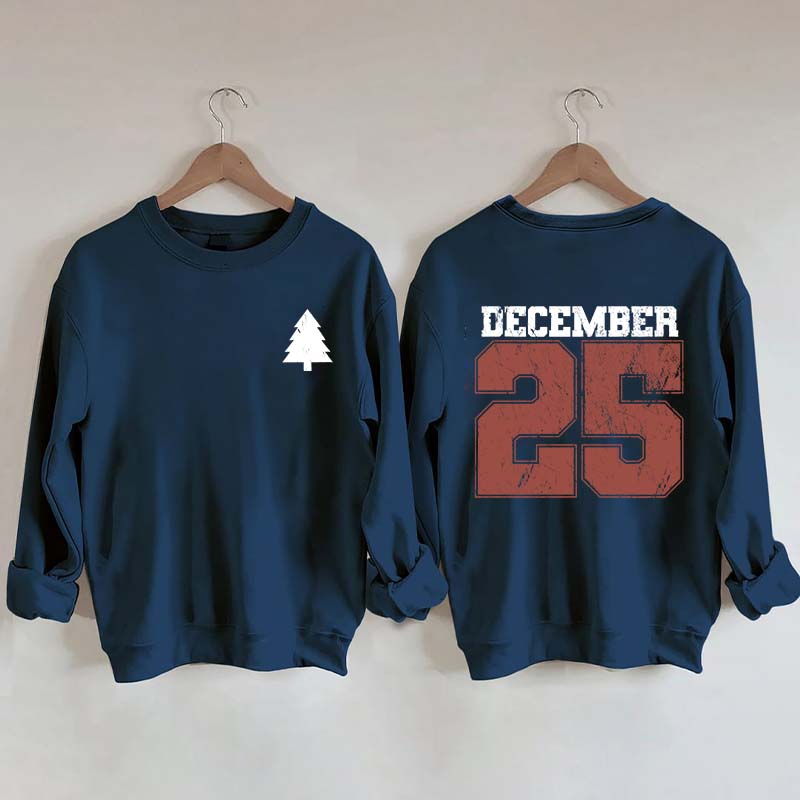 Distressed December 25 Sweatshirt