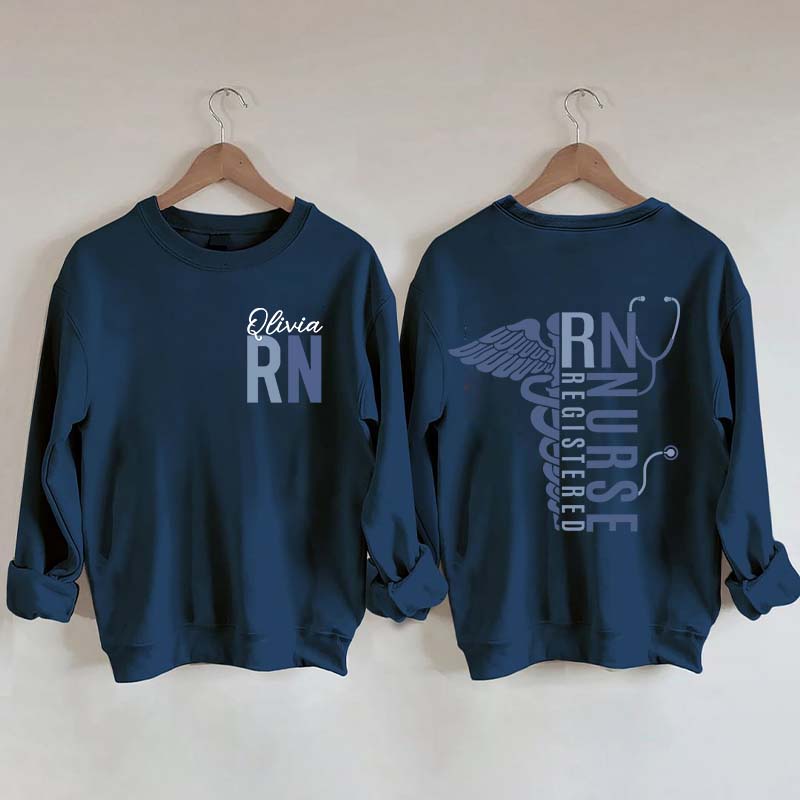 Personalized Registered Nurse Sweatshirt