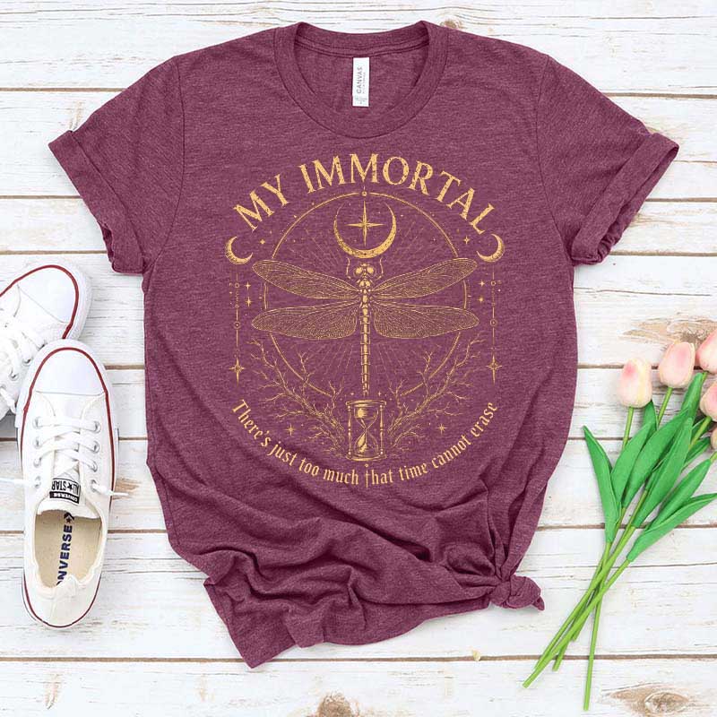 My Immortal Dragonfly Celestial Moon T-Shirt