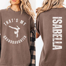 Custom That's My Granddaughter Gymnastics T-Shirt
