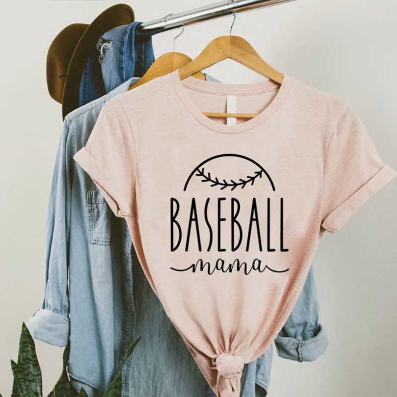 Baseball Mama Cute Sports Mom T-Shirt