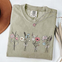 Floral Coquette Bow Ladies T-Shirt
