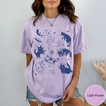 Retro Cats in Space T-Shirt