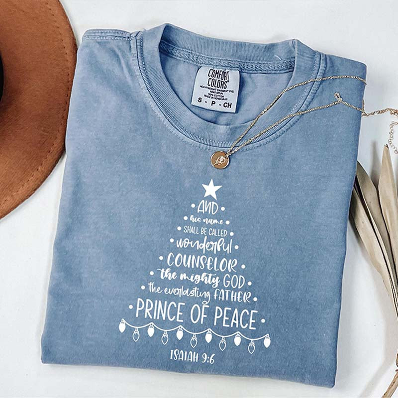 Religious Christian Christmas Tree T-Shirt